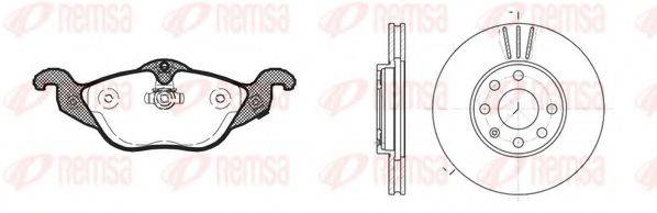 REMSA 868400 Комплект тормозов, дисковый тормозной механизм