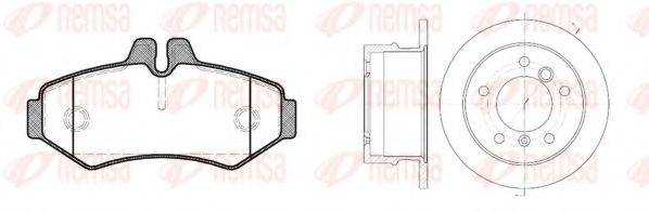 REMSA 873300 Комплект тормозов, дисковый тормозной механизм