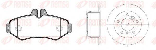 REMSA 873301 Комплект тормозов, дисковый тормозной механизм