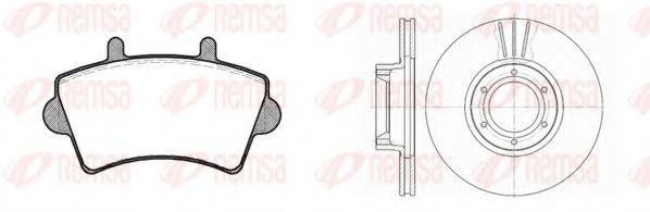 REMSA 881900 Комплект тормозов, дисковый тормозной механизм