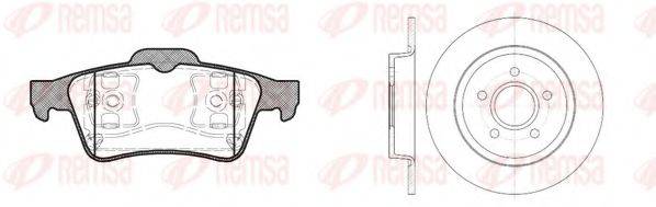 REMSA 884201 Комплект тормозов, дисковый тормозной механизм