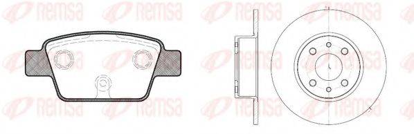 REMSA 886100 Комплект тормозов, дисковый тормозной механизм