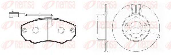 REMSA 896000 Комплект тормозов, дисковый тормозной механизм