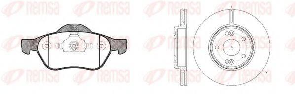 REMSA 896200 Комплект тормозов, дисковый тормозной механизм