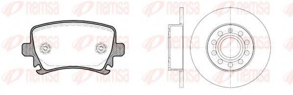 REMSA 8103101 Комплект тормозов, дисковый тормозной механизм