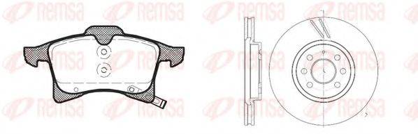 REMSA 8103601 Комплект тормозов, дисковый тормозной механизм