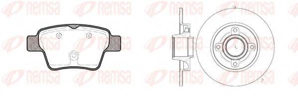 REMSA 8113800 Комплект тормозов, дисковый тормозной механизм