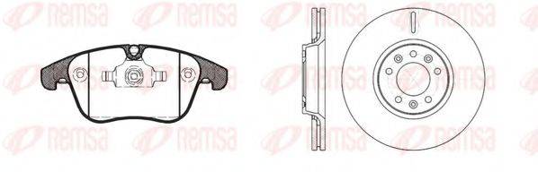 REMSA 8121901 Комплект тормозов, дисковый тормозной механизм