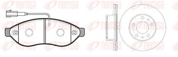 REMSA 8123701 Комплект тормозов, дисковый тормозной механизм