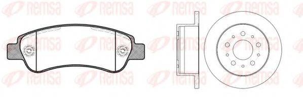 REMSA 8123800 Комплект тормозов, дисковый тормозной механизм