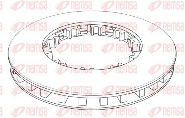 REMSA NCA114321 Тормозной диск