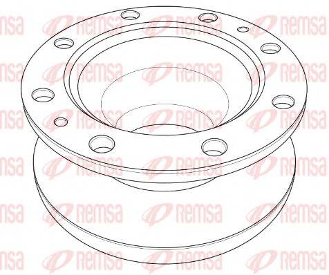 REMSA NCA120410 Тормозной диск