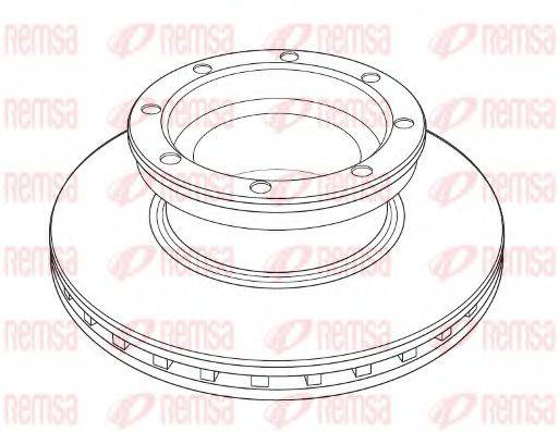 REMSA NCA121920 Тормозной диск
