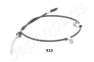 JAPANPARTS BC512 Трос, стояночная тормозная система
