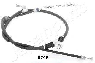 JAPANPARTS BC574R Трос, стояночная тормозная система