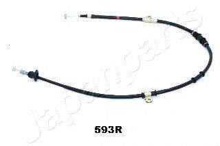 JAPANPARTS BC593R Трос, стояночная тормозная система