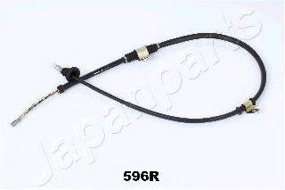 JAPANPARTS BC596R Трос, стояночная тормозная система