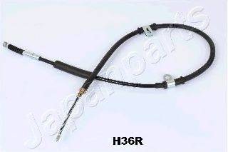 JAPANPARTS BCH36R Трос, стояночная тормозная система