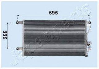 JAPANPARTS CND163018 Конденсатор, кондиционер