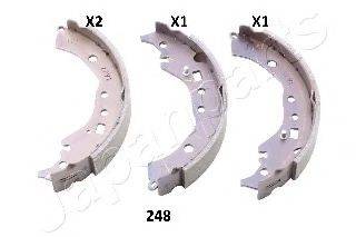 JAPANPARTS GF248AF Комплект тормозных колодок