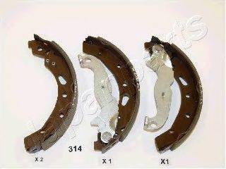 JAPANPARTS GF314AF Комплект тормозных колодок