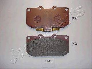 JAPANPARTS PA147AF Комплект тормозных колодок, дисковый тормоз