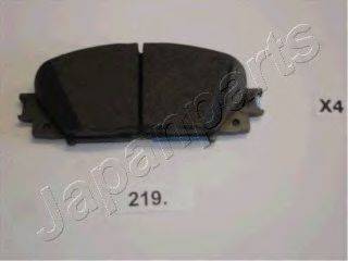 JAPANPARTS PA219AF Комплект тормозных колодок, дисковый тормоз