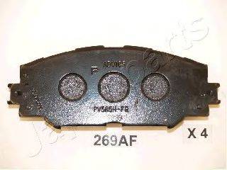 JAPANPARTS PA269AF Комплект тормозных колодок, дисковый тормоз