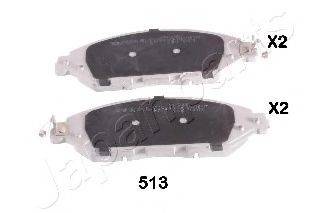 JAPANPARTS PA513AF Комплект тормозных колодок, дисковый тормоз