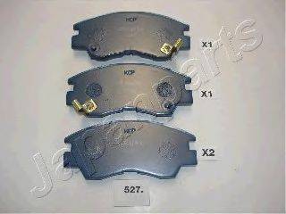 JAPANPARTS PA527P Комплект высокоэффективных тормозных колодок