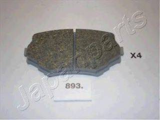 JAPANPARTS PA893AF Комплект тормозных колодок, дисковый тормоз