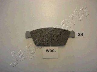 JAPANPARTS PAW00AF Комплект тормозных колодок, дисковый тормоз