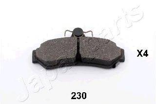 JAPANPARTS PP230AF Комплект тормозных колодок, дисковый тормоз
