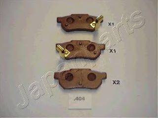 JAPANPARTS PP404AF Комплект тормозных колодок, дисковый тормоз