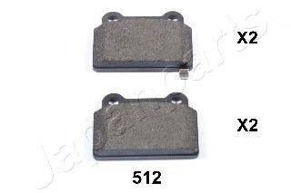 JAPANPARTS PP512AF Комплект тормозных колодок, дисковый тормоз