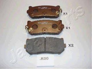JAPANPARTS PPK00AF Комплект тормозных колодок, дисковый тормоз
