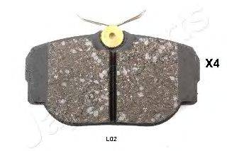 JAPANPARTS PPL02AF Комплект тормозных колодок, дисковый тормоз