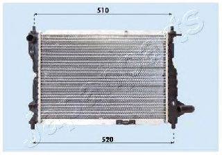 JAPANPARTS RDA313024 Радиатор, охлаждение двигателя