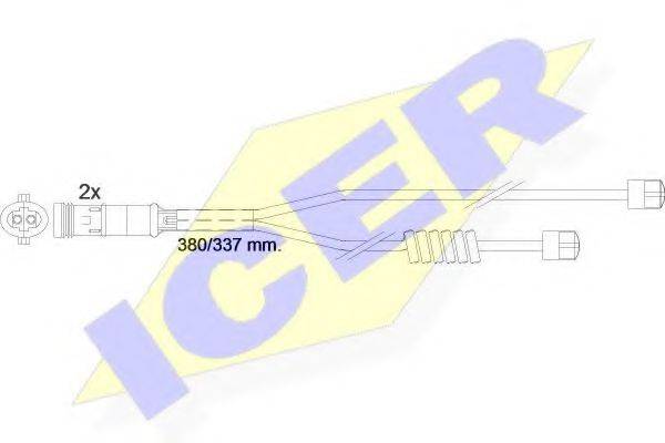 ICER 610303EC Сигнализатор, износ тормозных колодок