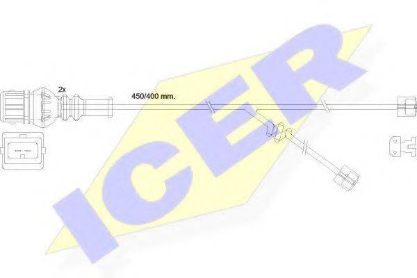 ICER 610355EC Сигнализатор, износ тормозных колодок
