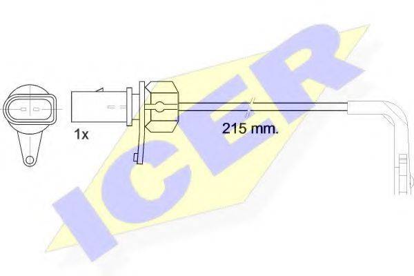 ICER 610508C Сигнализатор, износ тормозных колодок