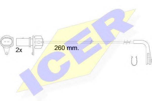 ICER 610545EC Сигнализатор, износ тормозных колодок