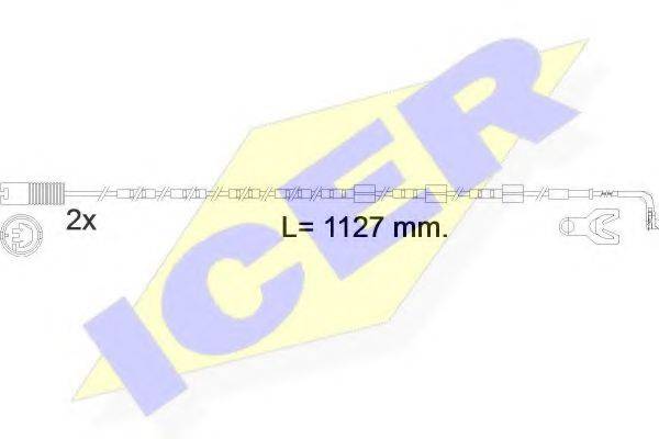 ICER 610605EC Сигнализатор, износ тормозных колодок