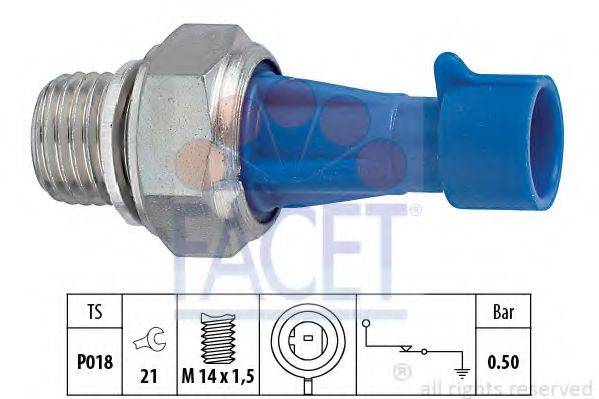 FACET 70143 Датчик давления масла