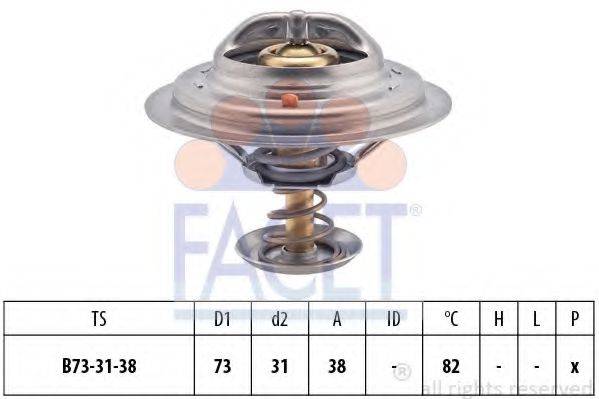 FACET 78363S Термостат, охлаждающая жидкость