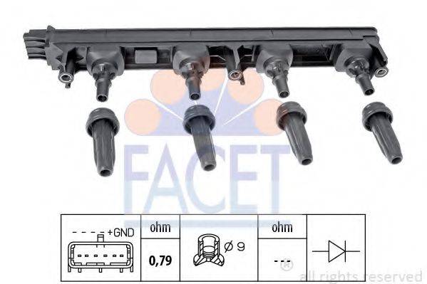 FACET 96376 Катушка зажигания