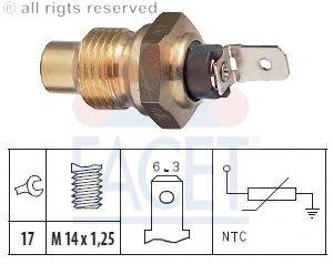 FACET 73044 Датчик, температура охлаждающей жидкости