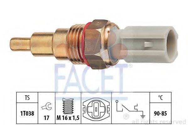 FACET 75205 Термовыключатель, вентилятор радиатора