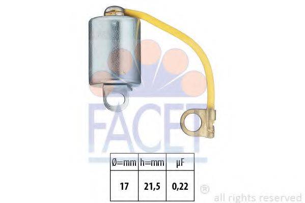FACET 00558 Конденсатор, система зажигания