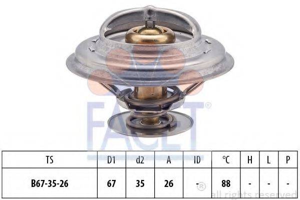 FACET 78258S Термостат, охлаждающая жидкость